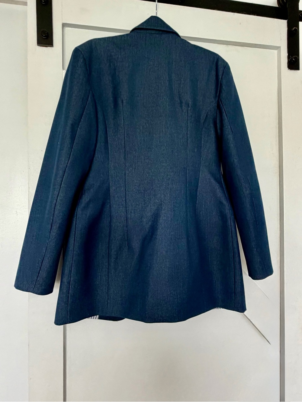 River Island Dark Navy Tailored Blazer Jacket